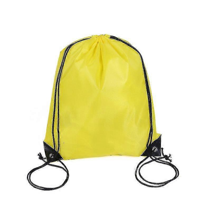 5 Pieces Drawstring Bag 210d Polyester Rope Bag Pulling Nylon Bag