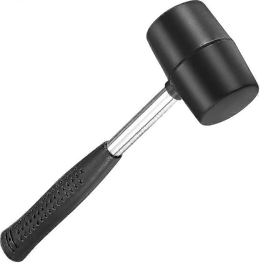 Rubber Mallet 500g Black Heavy Duty Rubber Mallet Hammer For Diy,heilwiy