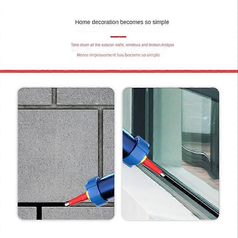 24Pc Stainless Steel Caulk Nozzle Applicator Caulking Finisher Glue Silicone Sealant Finishing Tool