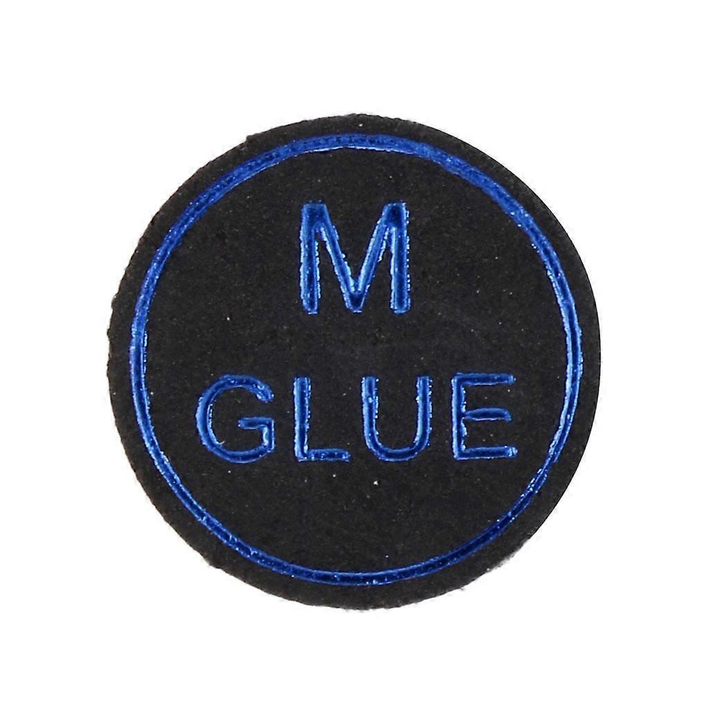 Hochwertiges Schweinsleder Billard Pool Queue Tips Schwarz 13mm Medium