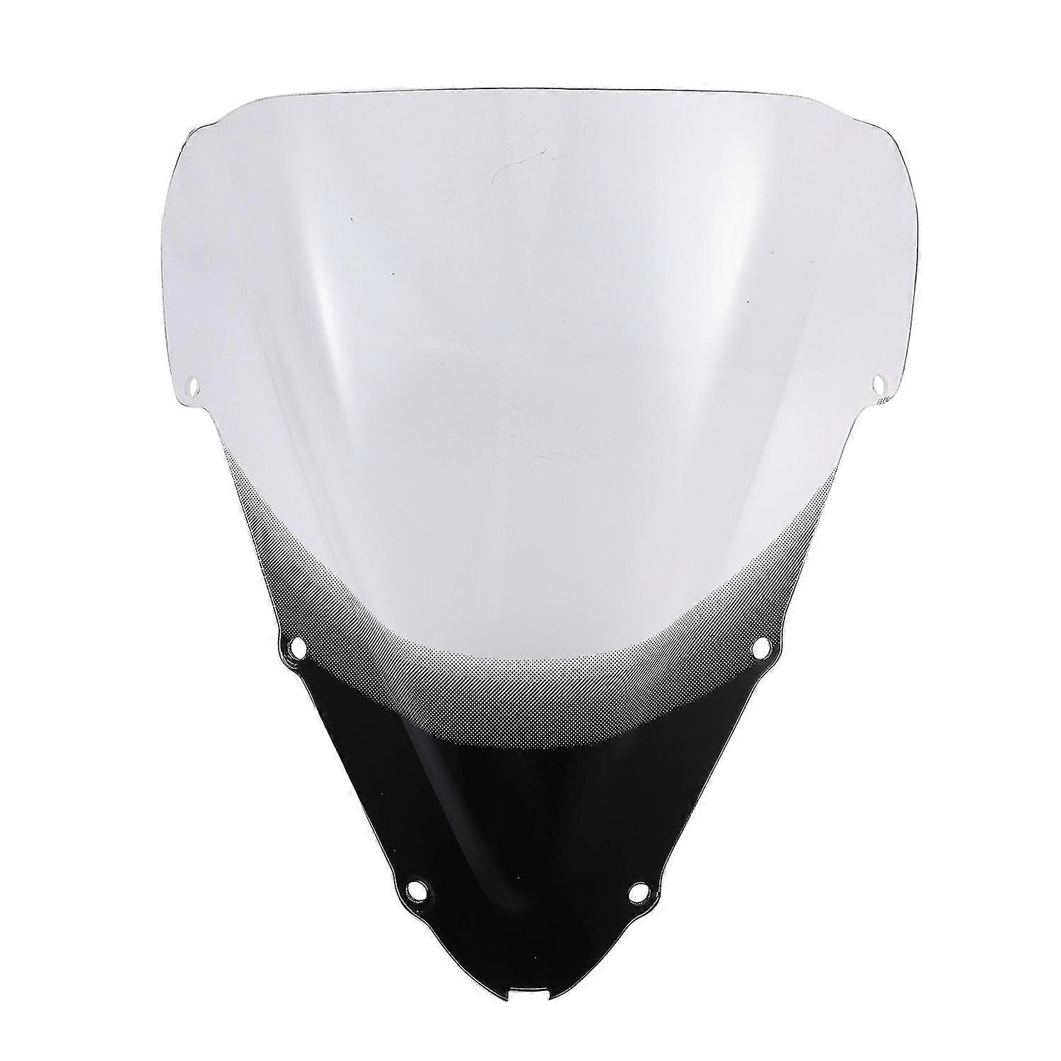 Clear+Black Double Bubble Windshield Windscreen for 600 F4I 2001 2002 03 04 05 06 07 Motorcycle Acc
