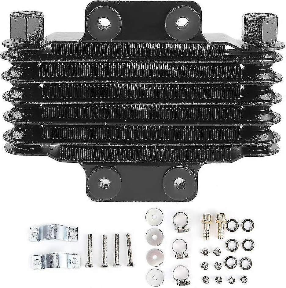 Oil Cooler Cooling Radiator (black) (1pcs)