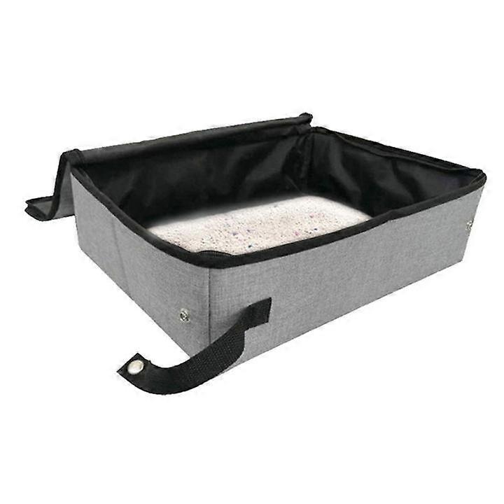 Cat Litter Box With Cover & Foldable Cat Litter Box With Cover, Oversized Cat Litter Box, Easy To Scoop And Low Chase.