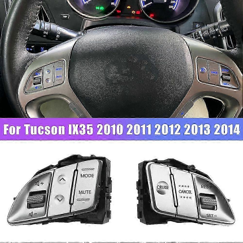 Multi-Function Steering Wheel Button Volume Adjustment Button Cruise Control Switch for IX35 2010 -