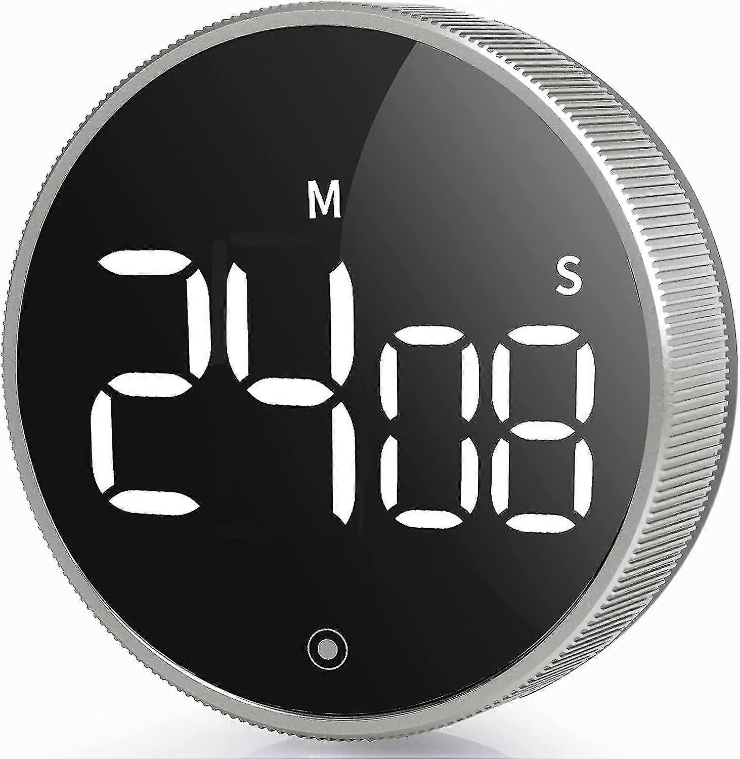 Kitchen Timer Digital Egg Timer,magnetic Minute Minder With Led Screen And Loud Beeper,(4 Inch With Constant Light Switch)