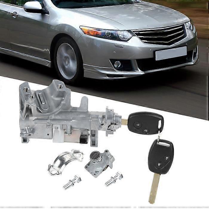 Ignition Switch Ignition Lock Cylinder Switch with 2 Keys 06350SLEH11 Motorcycle Ignition Replacement