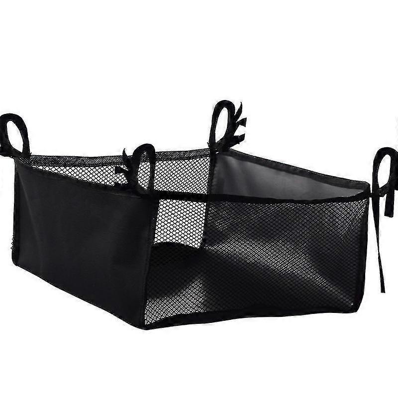 Universal Large Underseat Stroller Basket with Extra Storage Space for Infant Essentials - Mesh Desi