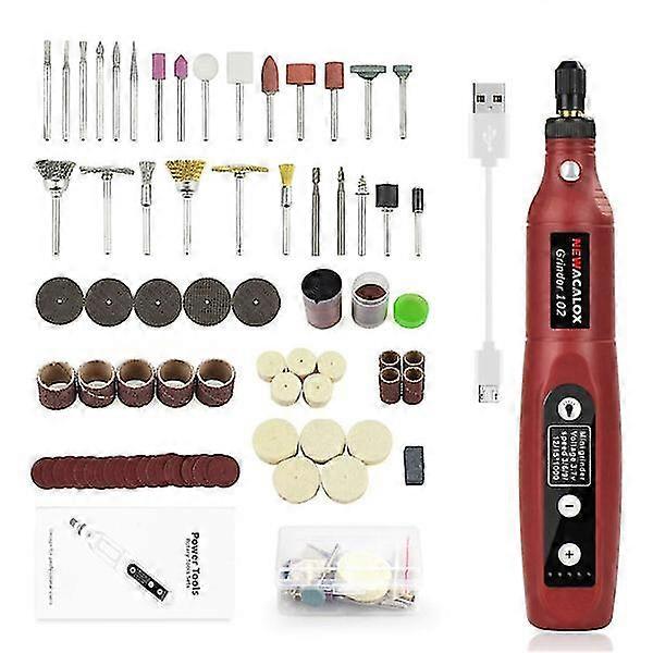 Chargement USB Vitesse variable Mini meuleuse Machine Outils rotatifs Kit Grinder Set