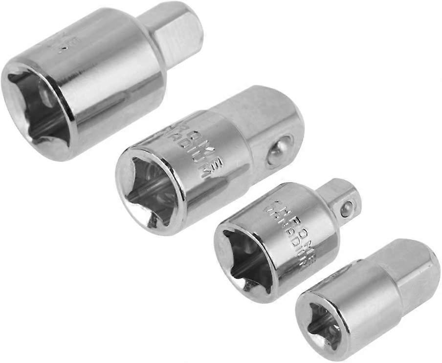 4 Pieces Socket Adapter and Reducer, Chrome Vanadium Steel Impact Adapter Reducers