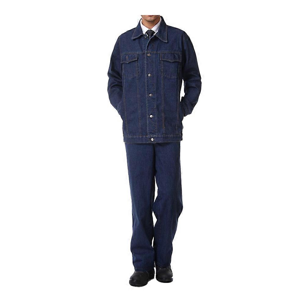 018 09 3 Jeans Working Protective Gear Uniform Suit Welder Jacket