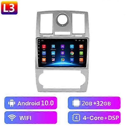 Android 10 2din Car Radio Navigation gps video Multimedia player For Chrysler 300C 2005 2006 2007 2DIN with rear camera NO DVD