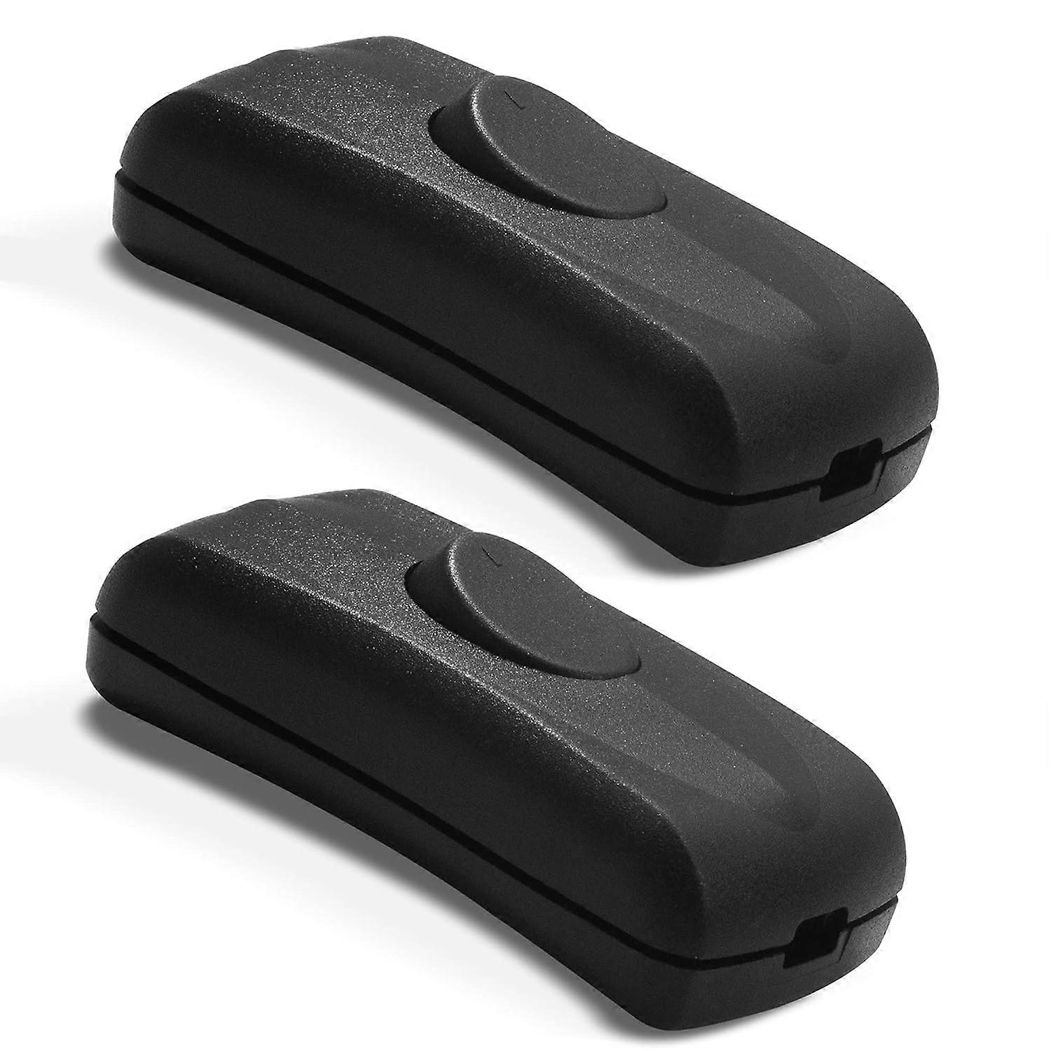 Inline Cord Switch AC12V/110V/220V - On/Off Button Switches - 2 Pack