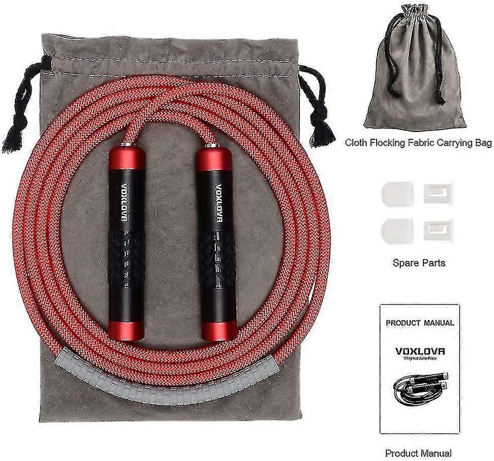 Weighted Jump Rope - Heavy Jump Ropes With Adjustable