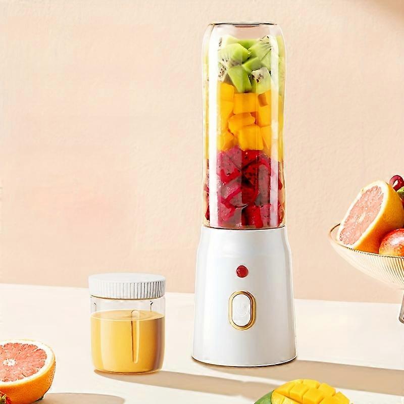 3pcs, Blender, Juicer Optional Double Cup Portable USB Charging Juice Cup Student Home Multifunctional Juicer Complementary Food Cup