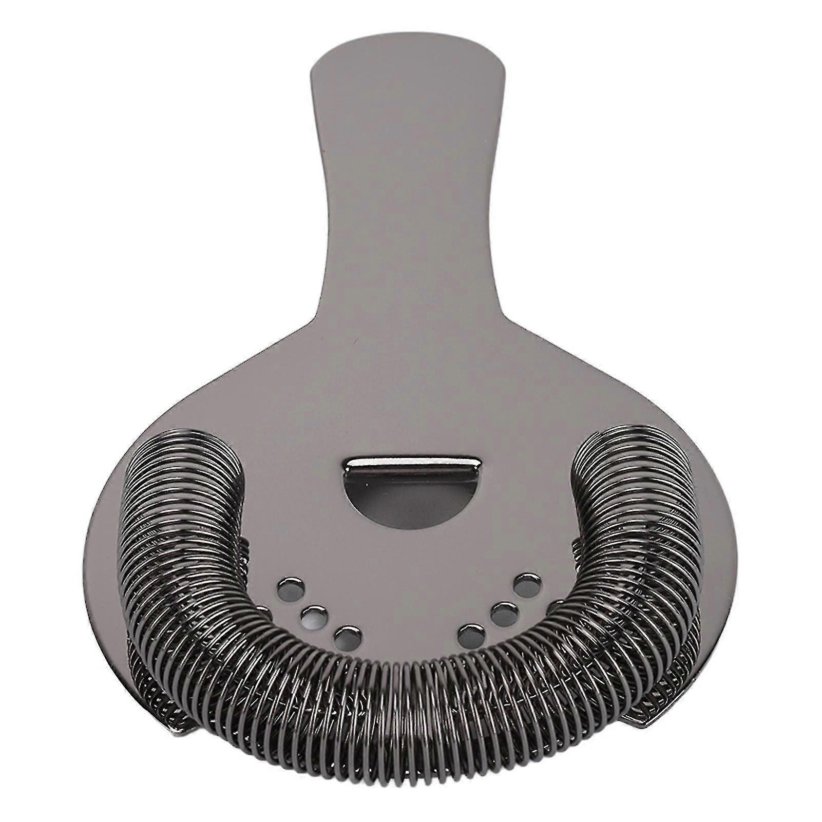 Portable Stainless Steel Cocktail Strainer - Fine Filter for Home Party Bars