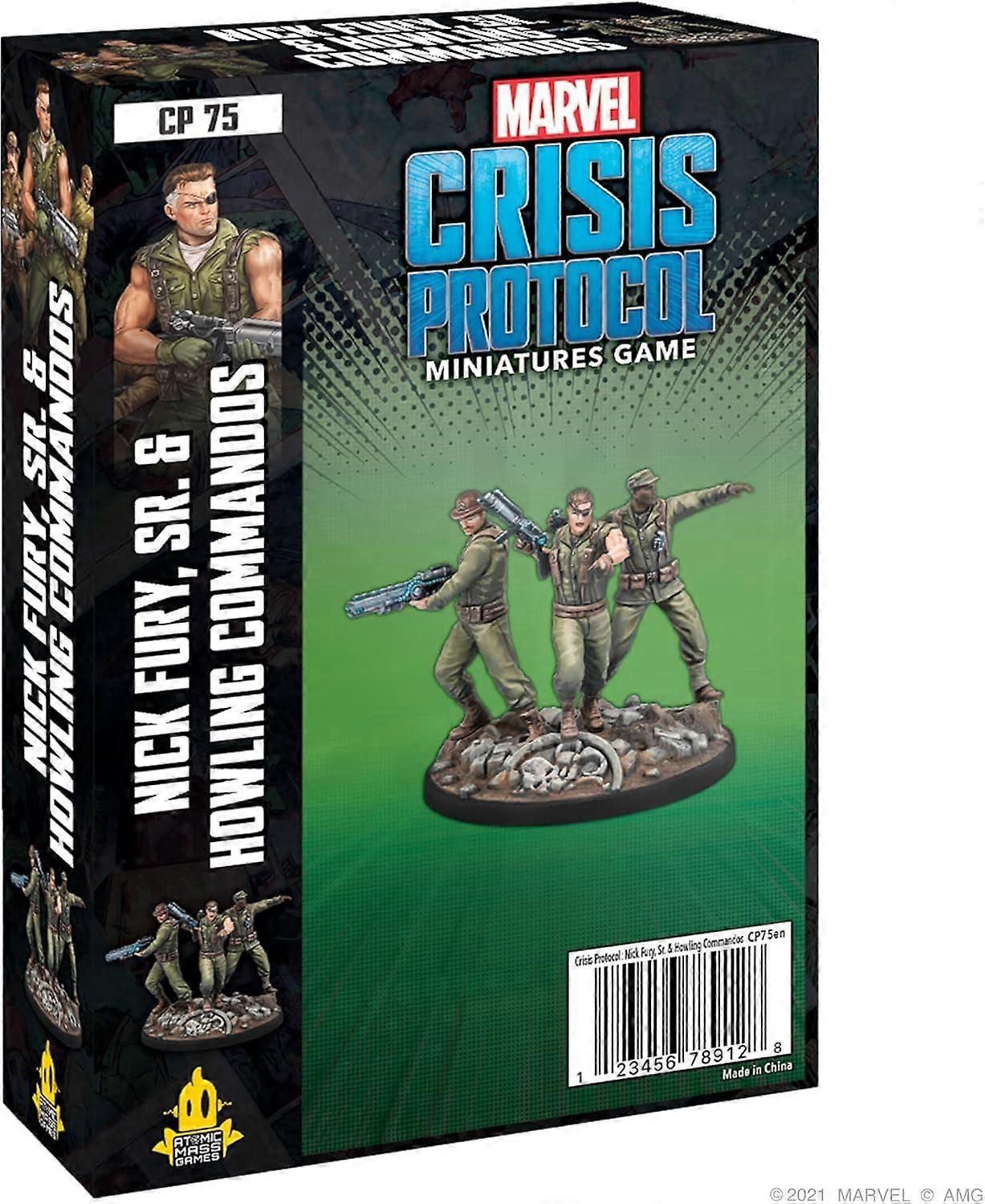 Marvel Crisis Protocol Nick Fury Sr and Howling Commandos