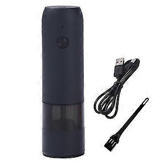 1 Set 35g Electric Grinder USB Rechargeable Adjustable Coarseness Refillable Electric Salt And Peppe