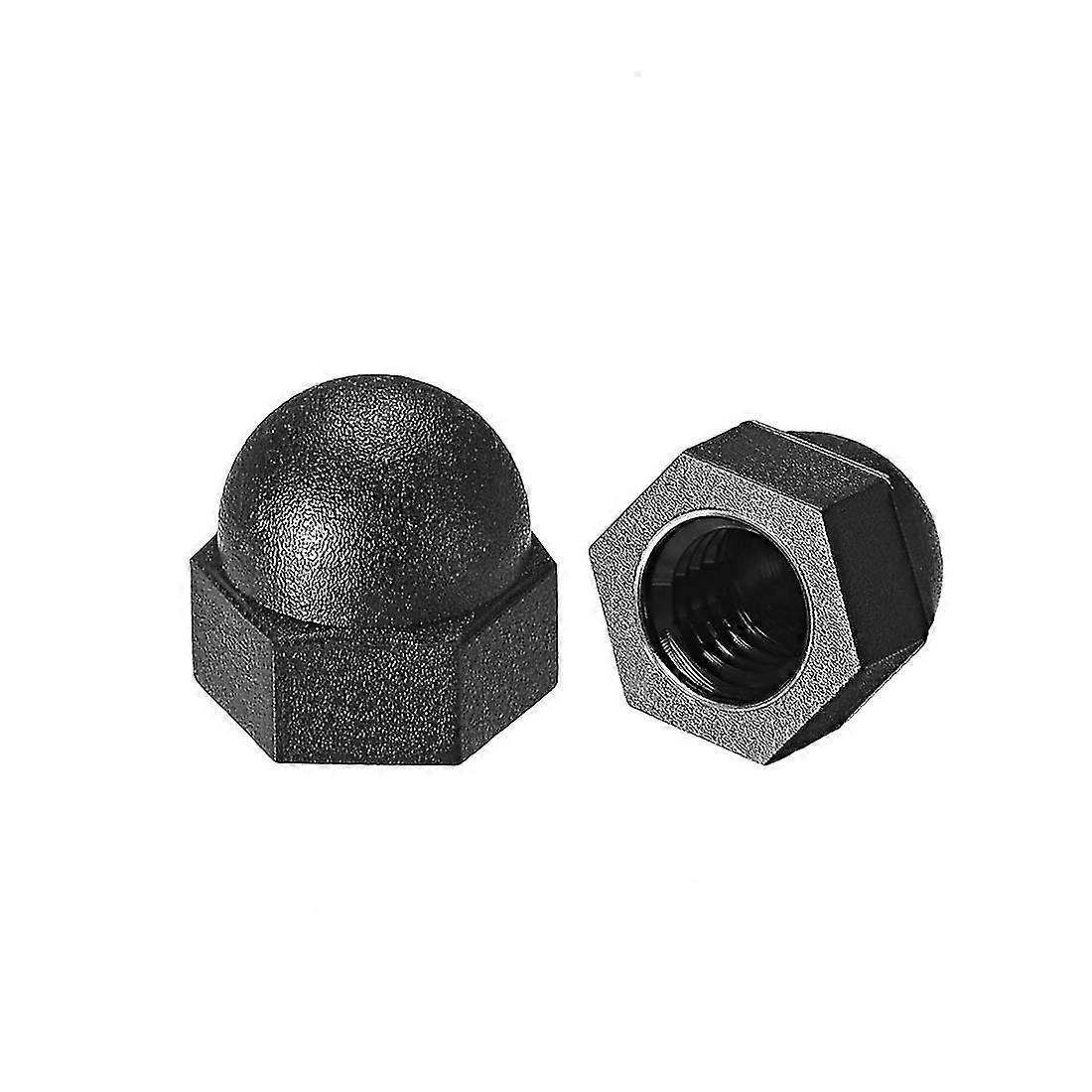 Acorn Nut Nylon Cap Nut Plastic Hex Cap Nut Cap Nut  Hex Acorn Dome Head Nylon Black 20 Pieces