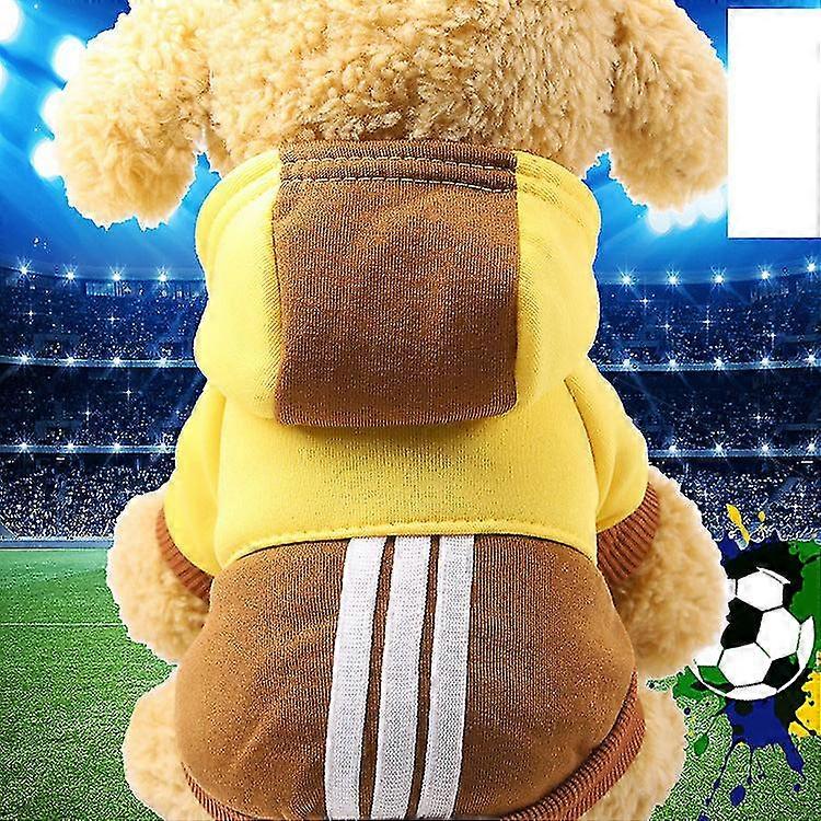 ملابس الأليفة الخريف والشتاء على النقيض من النوع الثقيل اللون تيدي صغير