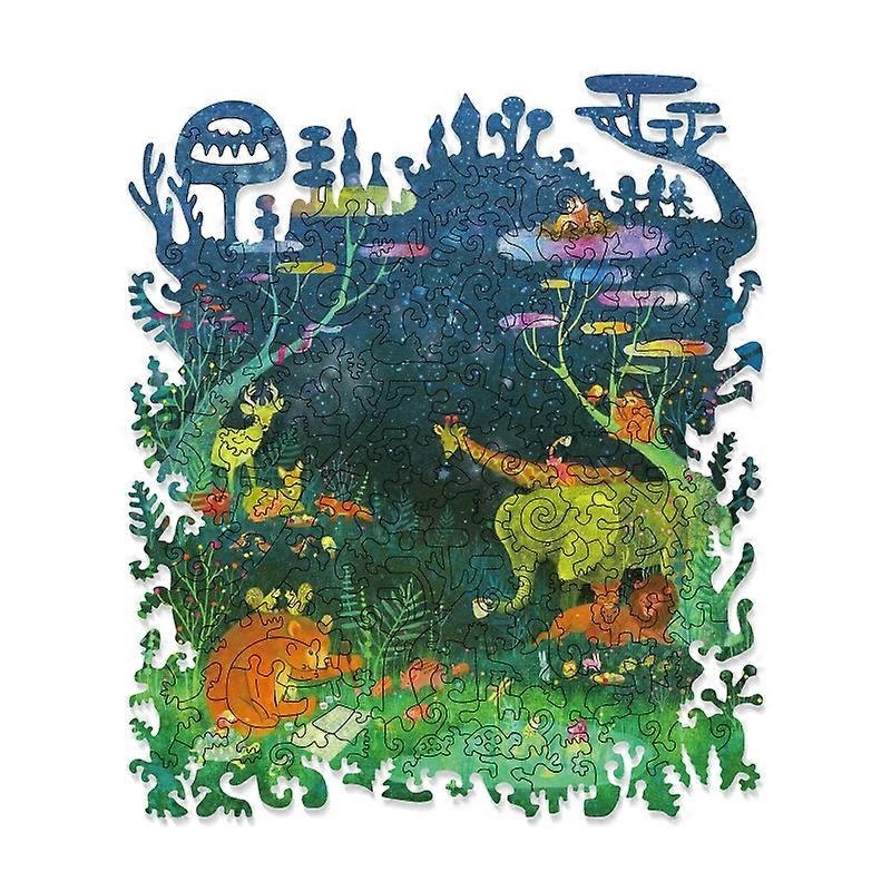 High Difficulty Irregular Wooden Puzzle(Harmonious Island)