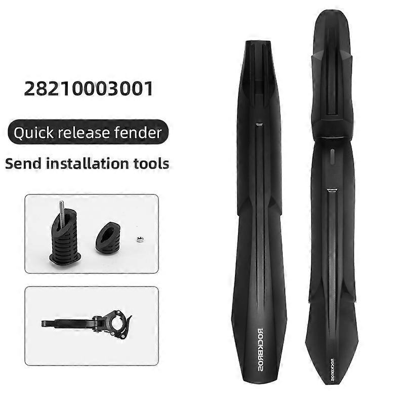 Bike Fender Lengthen Widen Bicycle Fender 24inch Adjustable Quick Release Protector Lengthen Bicycle Mudguard Set