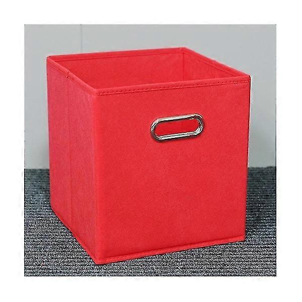 Clothes Finishing Box Storage box Simple metal buckle Handle without cover Foldable storage box