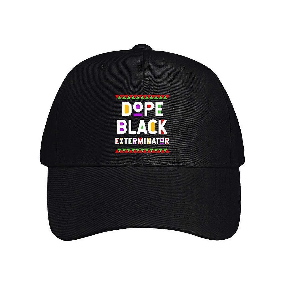 Dope zwarte Exterminator baseball cap