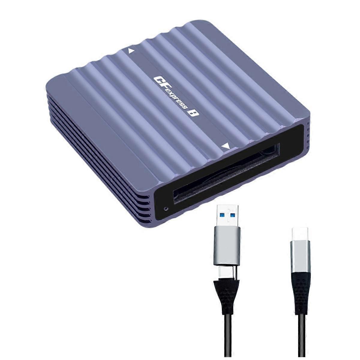 Draagbare Type C naar CFexpress B Reader Gen2 10Gbps CFE B geheugenkaart drive-free voor laptop computer telefoons