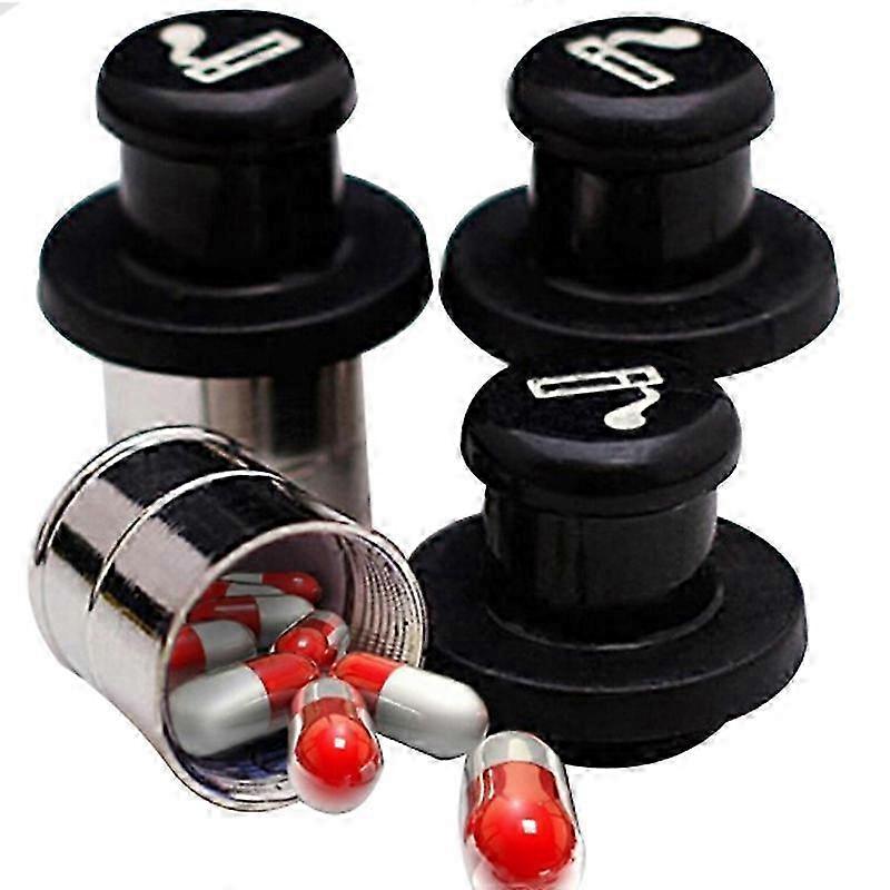 Auto Car Accessories Escondite Secreto Portable Secret Stash Car Cigarette Lighter Shape Medecine Box Hidden Pill Container Case