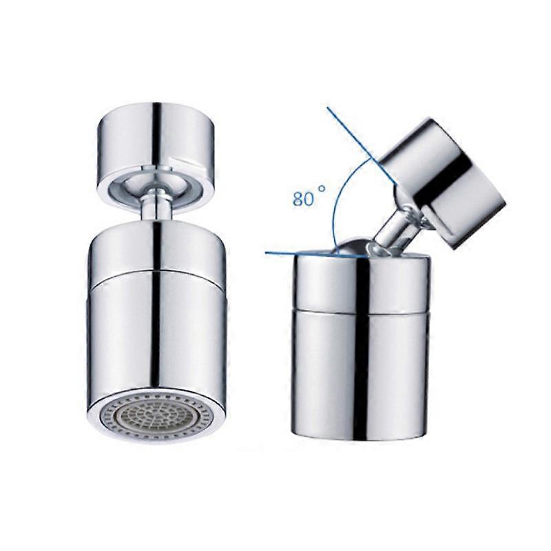 Faucet Tap Aerator, Dual Function 360 Rotation Swivel Tap Spray Head Water Saving with Soft Bubble Stream and Strong Sprayer for Kitchen Sink Bathroom