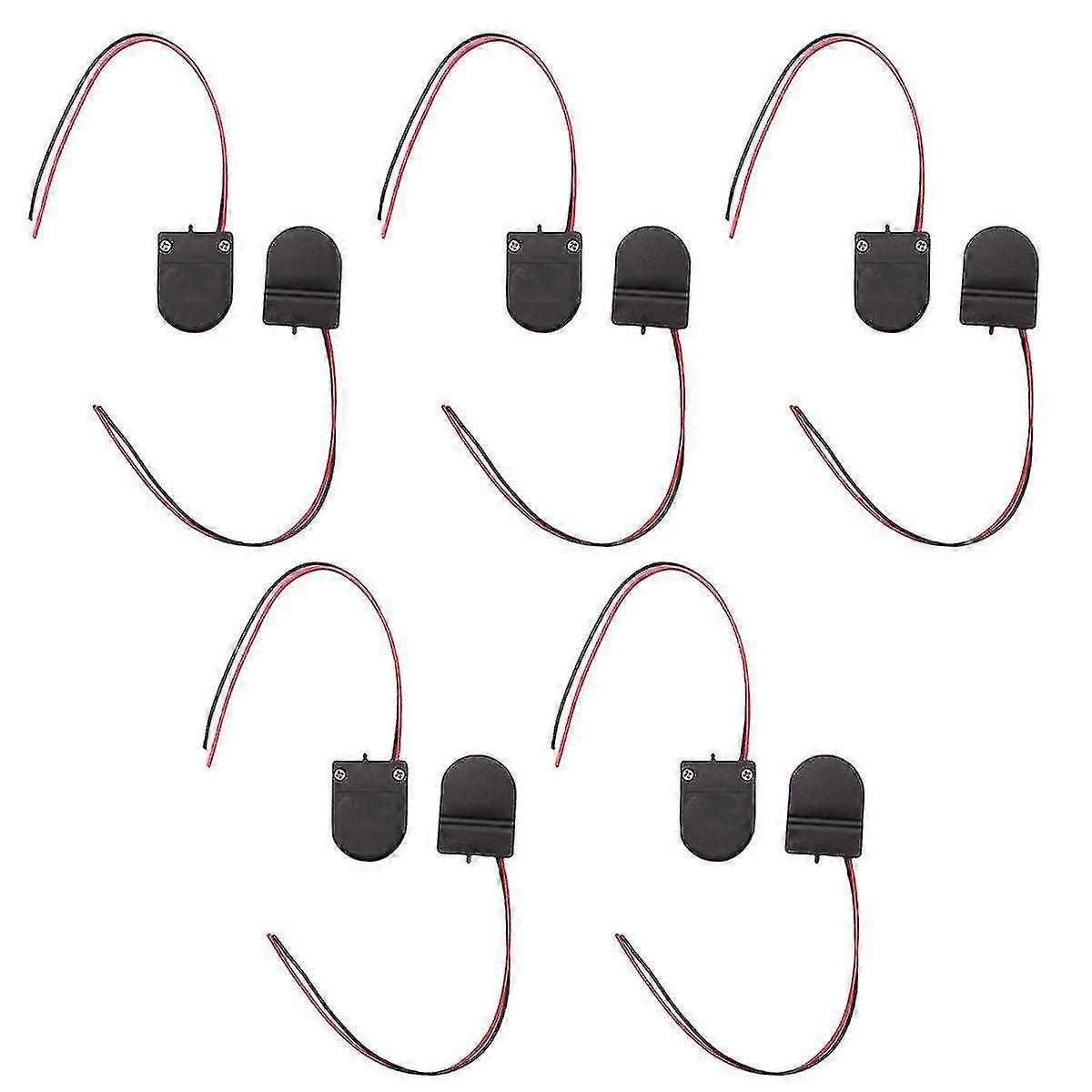 10/pcs Cr2032 Button Coin Cell Battery Socket Holder With On-off Switch 3v Battery Box