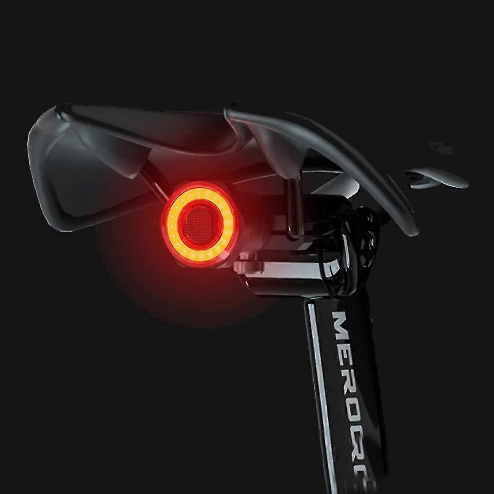 Bicycle Rear Light Waterproof Led Tail Light Usb Rechargeable 7 Modes Led Rear Light For Road Bikes Mtb Backpacks
