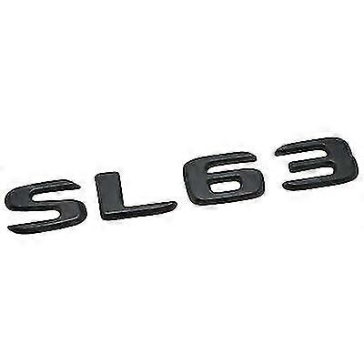 מאט שחור sl63 אות מכונית מספר תא המטען האחורי תג אתחול סמל עבור מרצדס בנץ