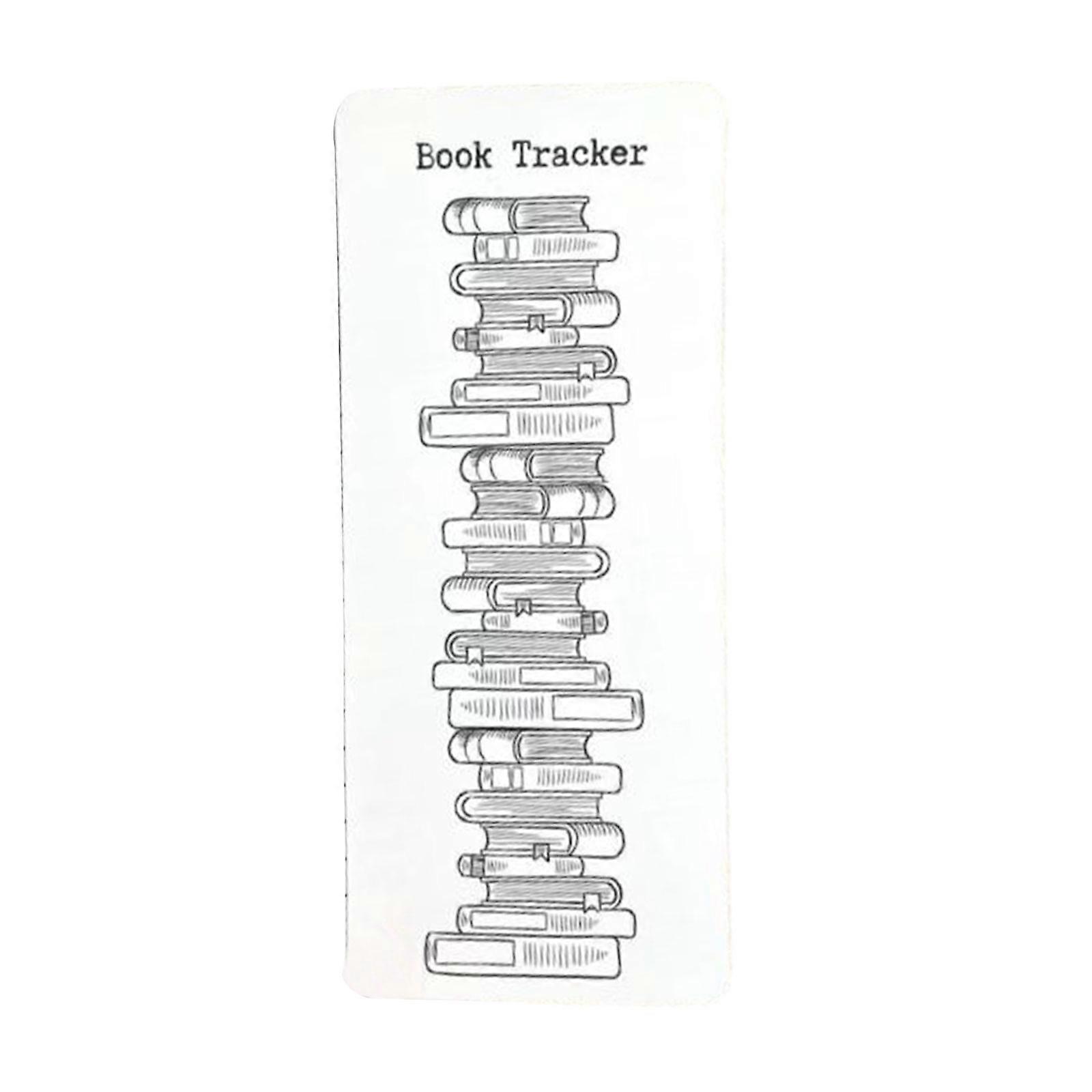 Library Card Bookmark - Reading List Bookmark,Book Lover's Reading Tracker Bookmark