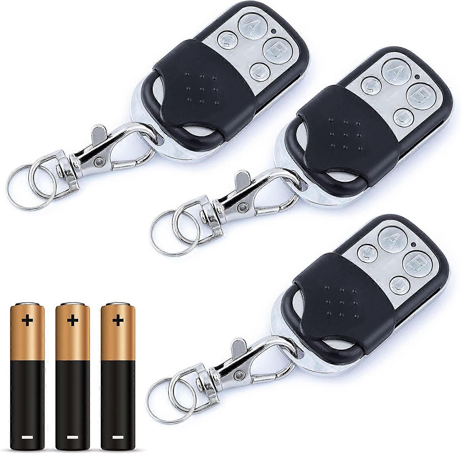 Universal gate remote control, frequency 433.92 Mhz for automatic gates, wide radius - Universal remote control for gate programmable fixed code 12 V 