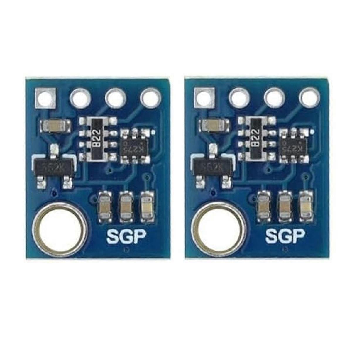 2Pcs - SGP40 SGP40 TVOC ECO2 CO2 Carbon Dioxide Sensor Formaldehyde, Air Quality Monitoring Sensor Module