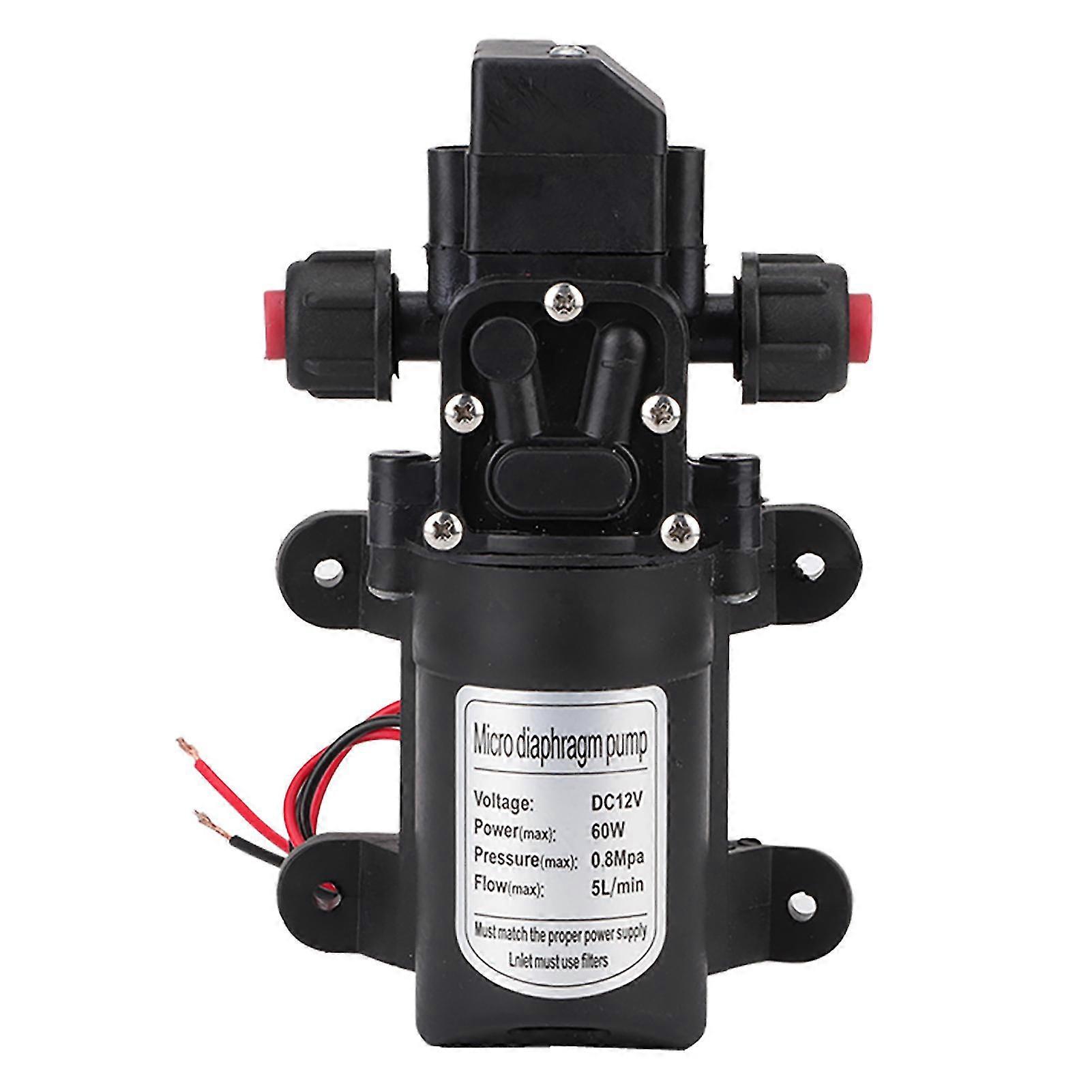משאבת מים dc 12v לחץ גבוה 116psi עצמי פריימינג קרוואן סירת קמפינג-MXBC