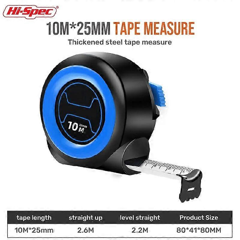 Hi-Spec Portable Tape Measure Measuring Tools Retractable Tape Measure Metric Ruler Tape Measure Measurement Tools