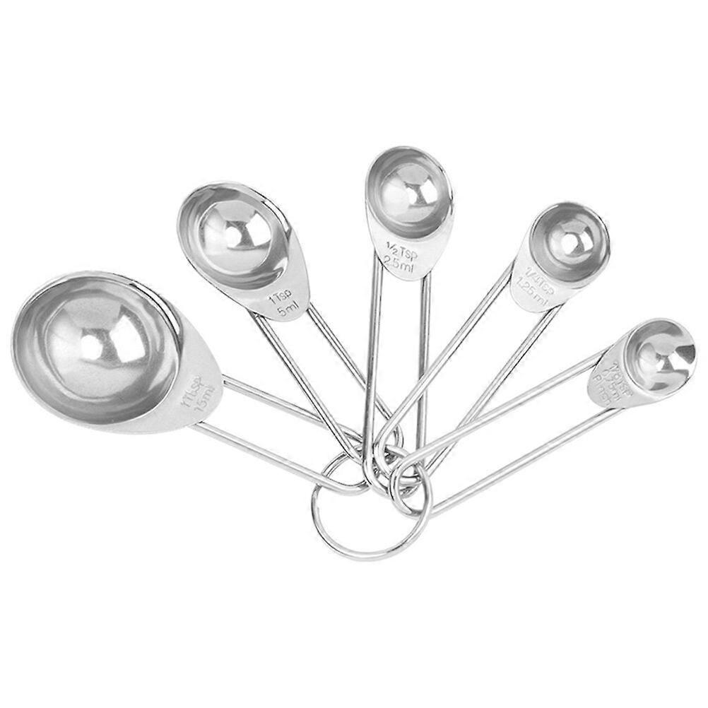 1 Set of Measuring Spoons Stainless Steel Measuring Spoons Set Ingredients Measuring Scoops