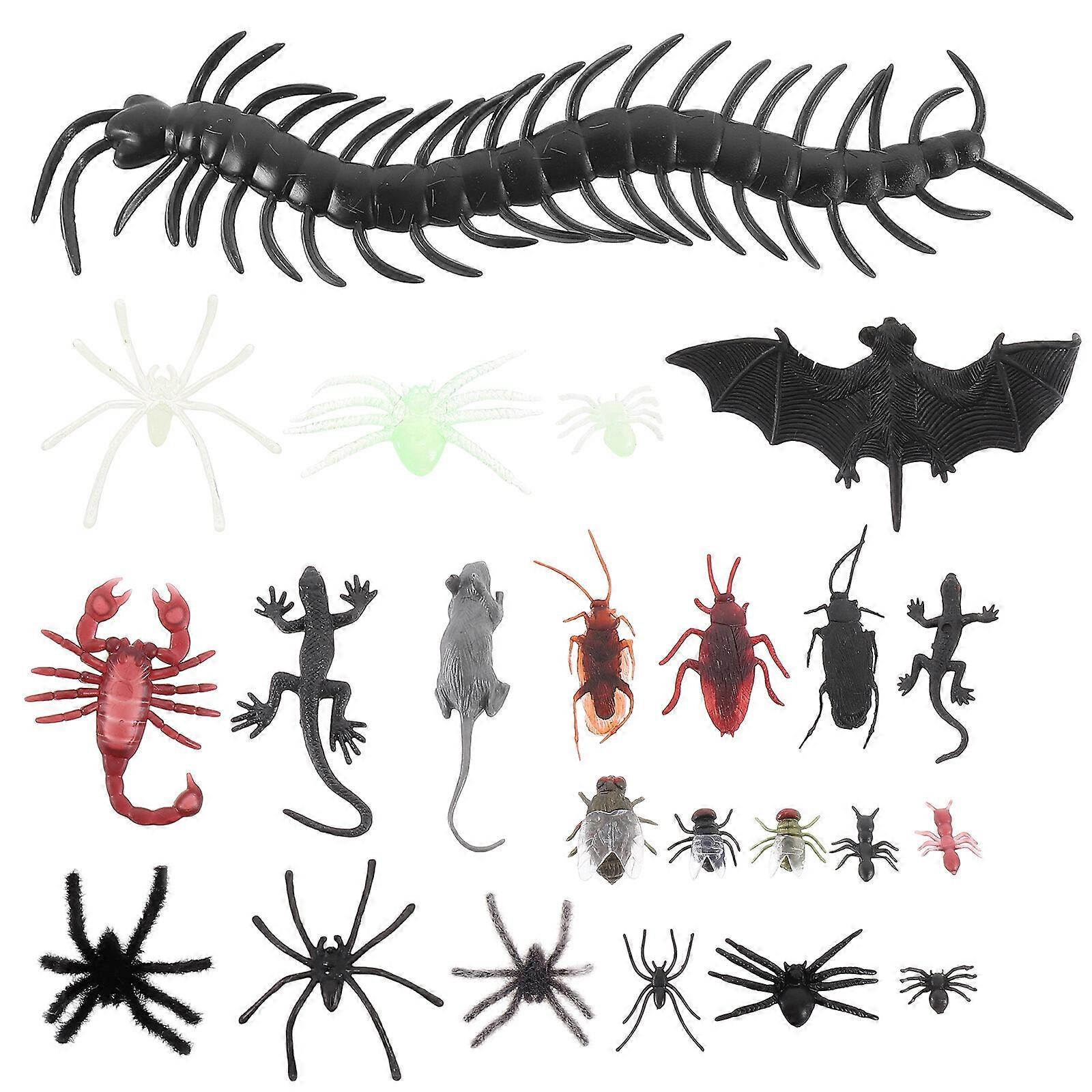 150Pcs Simulated Insect Toys Realistic Insects Toys Insect Cognitive Toys Party Trick Props