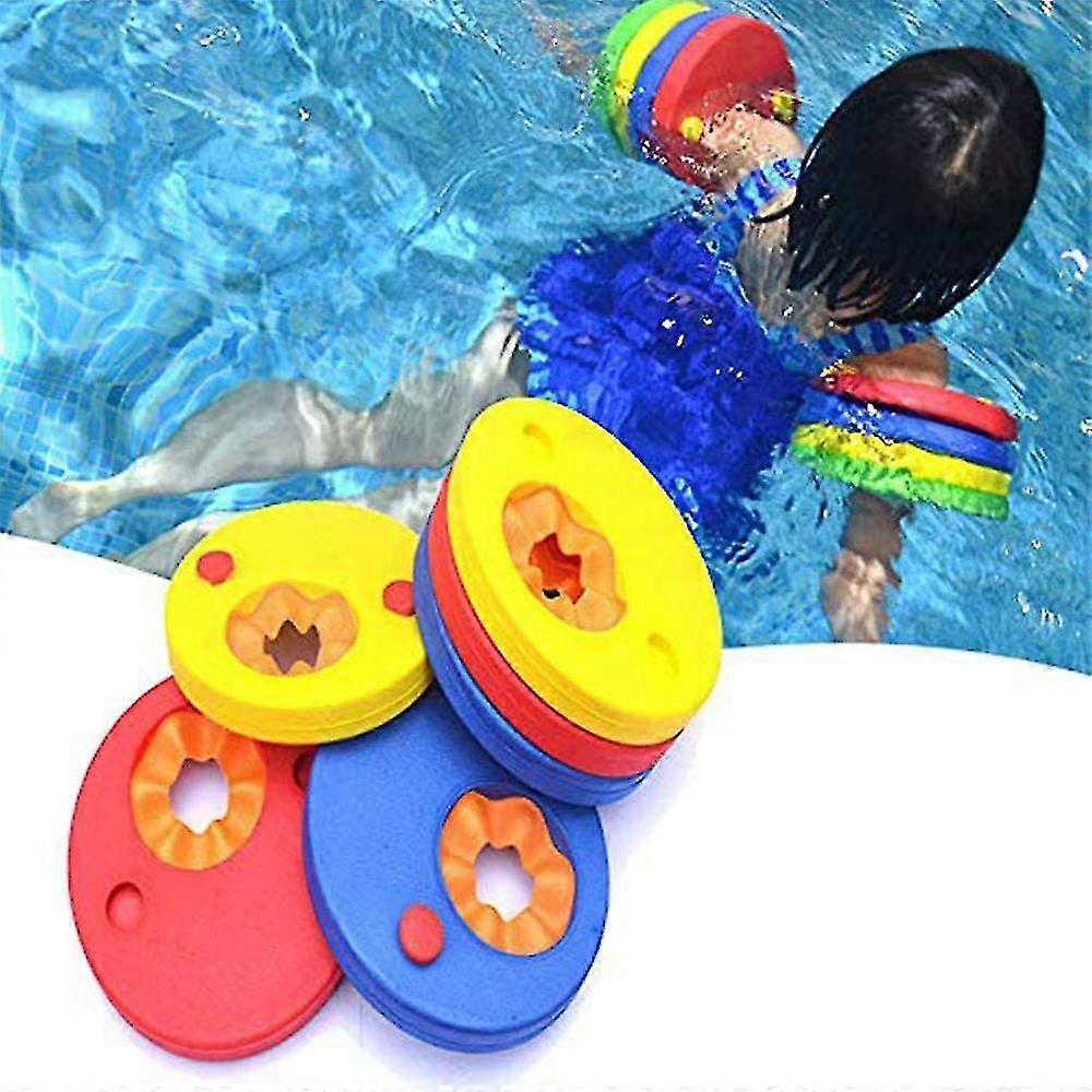 Kids Child Float Discs Learn To Swim Arm Bands(6pcs Per Set)