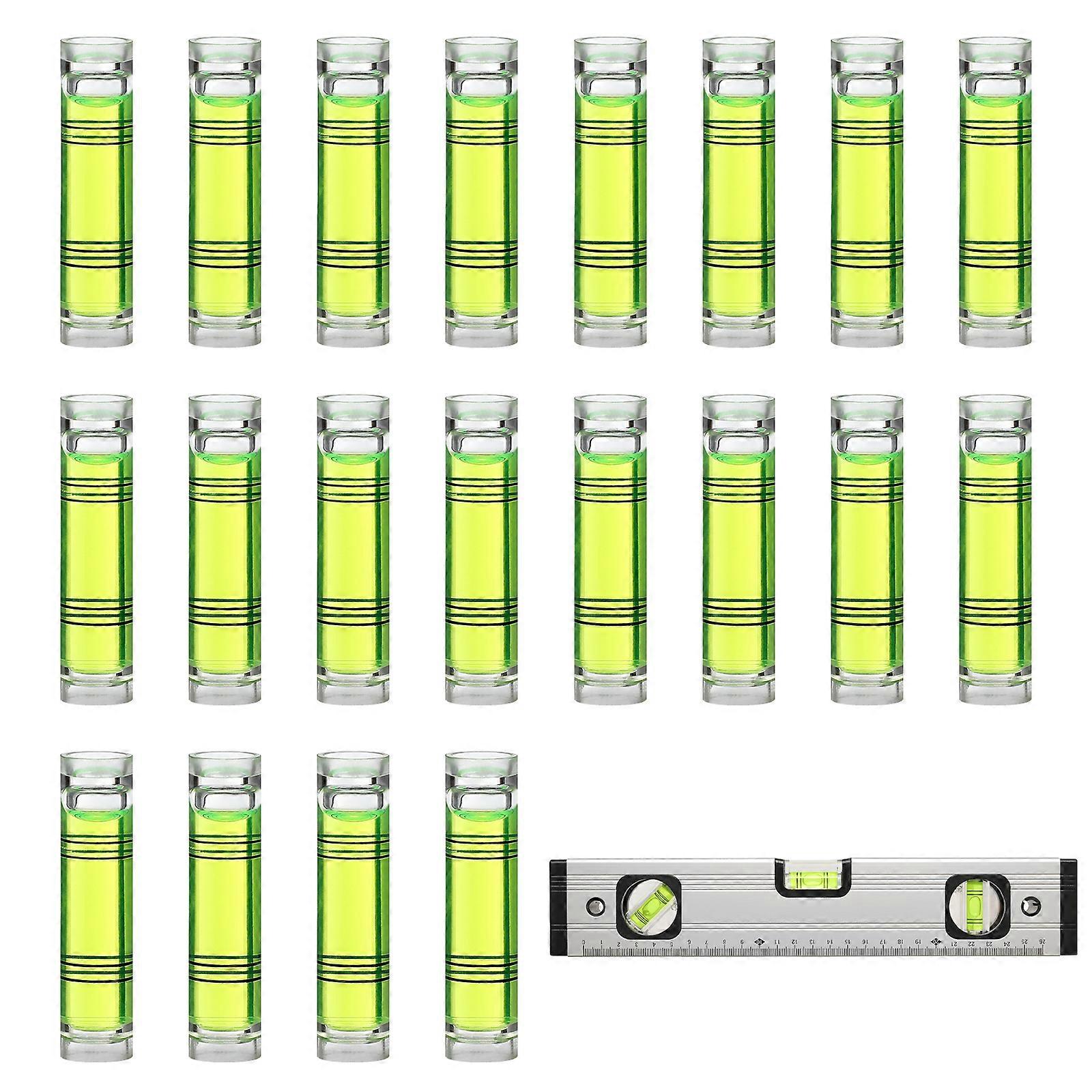 50 Pcs Tiny Horizontal Rulers Small Bubble Levels High Precision Measuring Instruments
