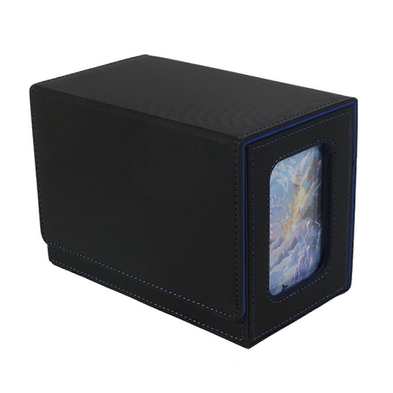 Large Capacity Card Storage Box Shockproof Scratch-Resistant Wide Mouth Design Easy Access Magnetic Closure Deck Box Card Holder Jikaix