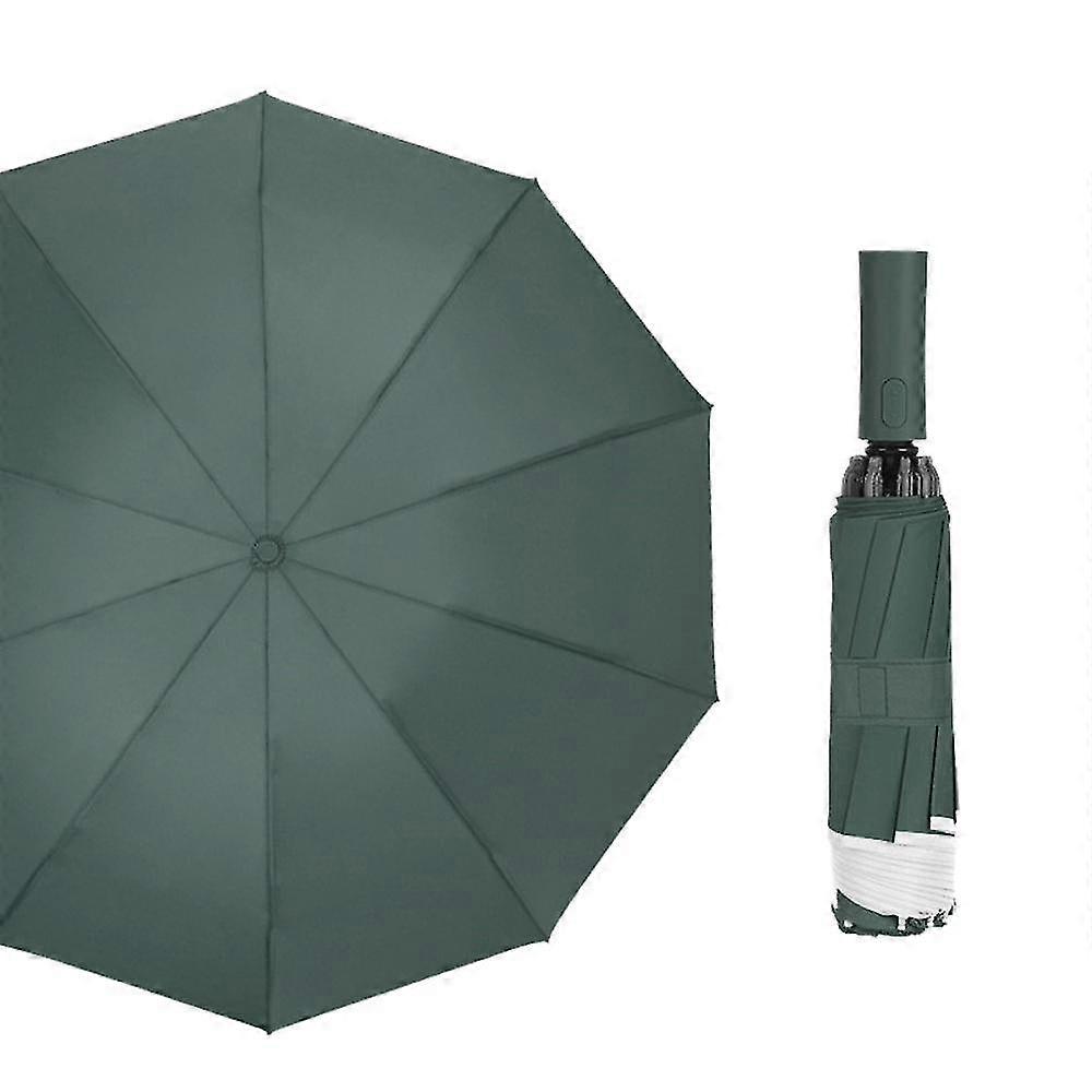 Sun Umbrella, Pocket Umbrella With Auto Open, Lightweight Folding Best Windproof Umbrellas Rain, Windproof Rain For Sun Protection Outdoor(green)