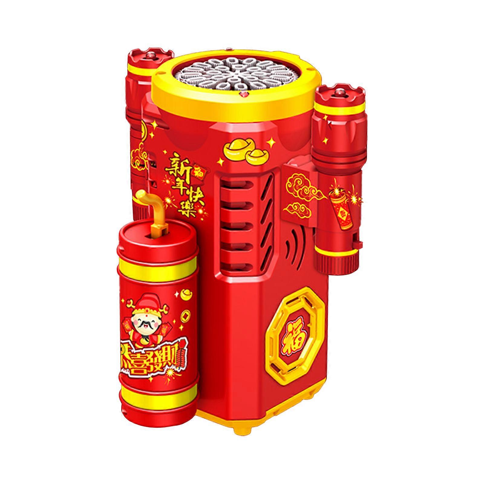 Νέο Νέο Έτος Πυροτεχνήματα Πυροτεχνήματα Bubble Machine Παιχνίδι Ήχος Φωτισμός Γάμος Κήπος