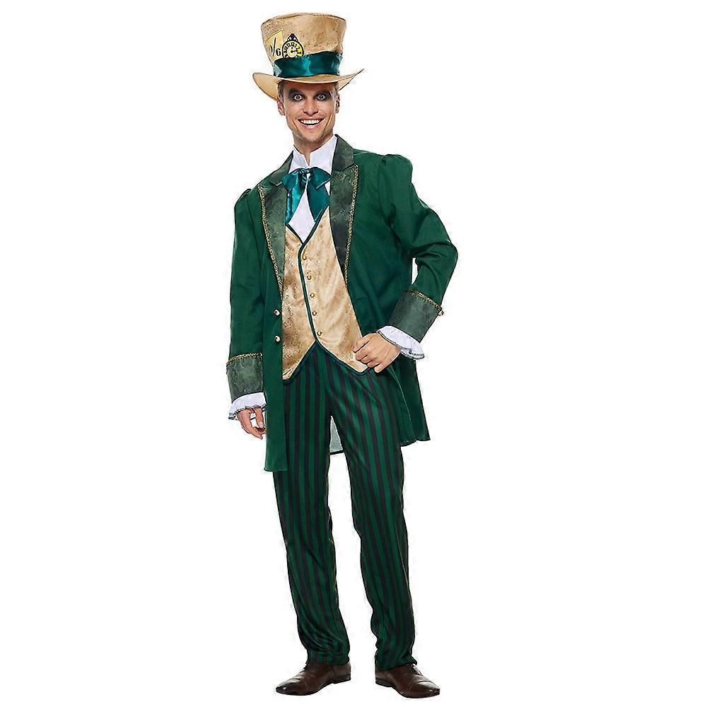 Mad Hatter Costume Cappellaio Matto Alice In Wonderland Costume Men Mad  Hatter Costume Adult Outfit, image size:1000x1000