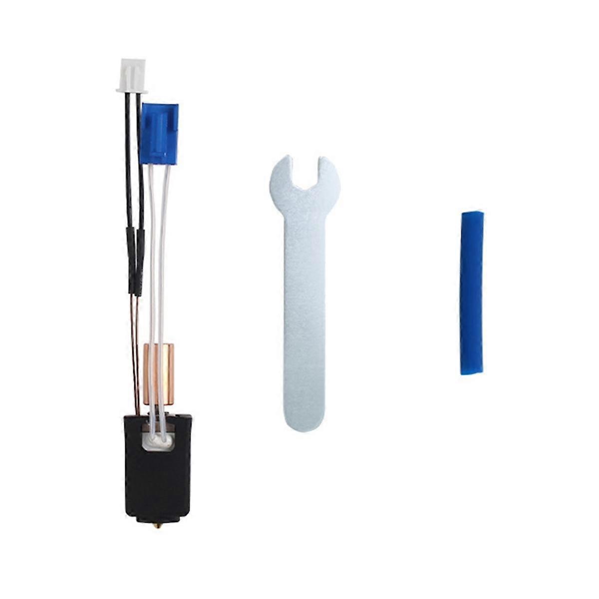 For X1/X2 Genius Hotend Kit 3D Printer Parts Thermistor Heat Tube Heat Block Throat Volcano Nozzle