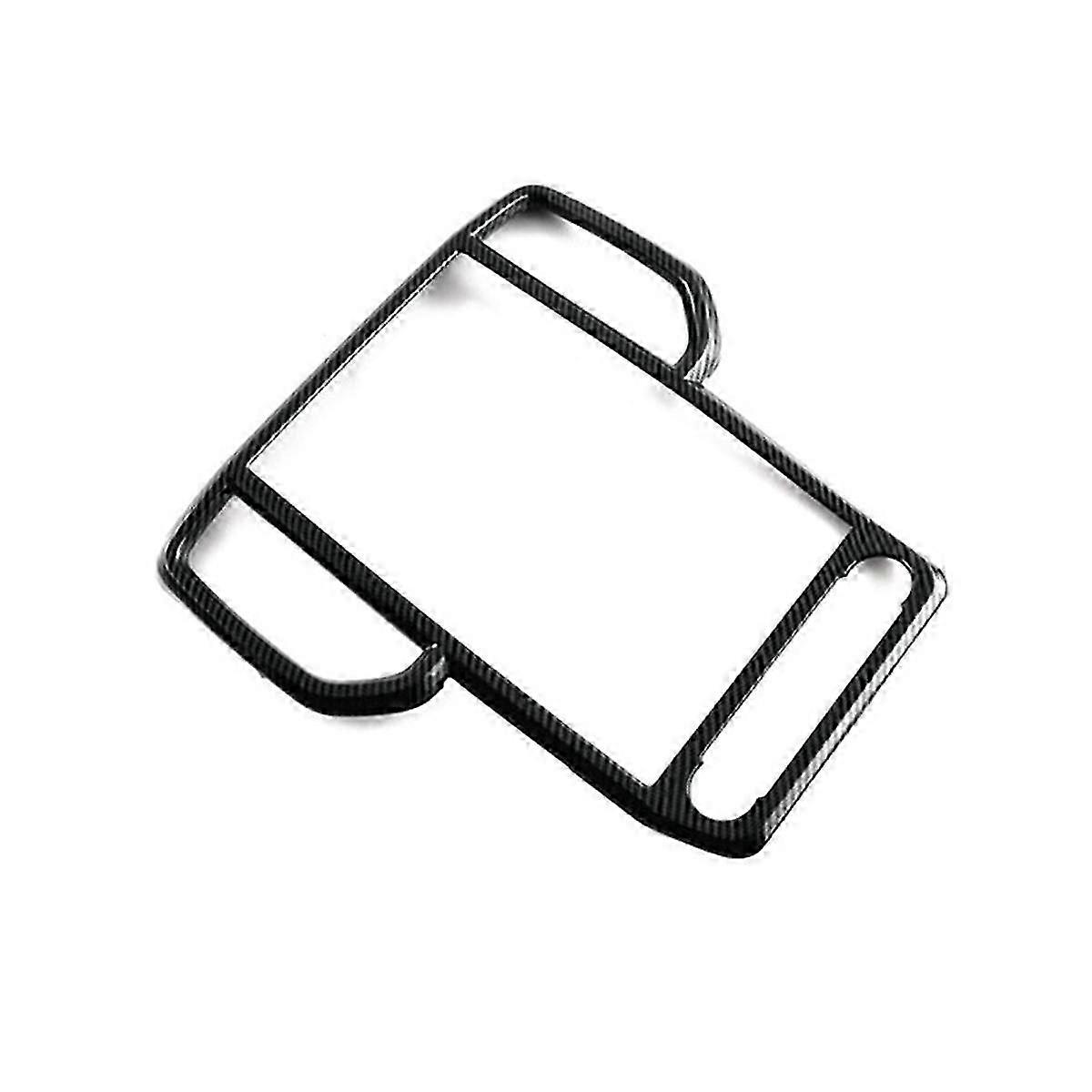 Couvercle de sortie de commande centrale de voiture 2023-2024, accessoires de garniture d'écran d'affichage, ABS en fibre de carbone