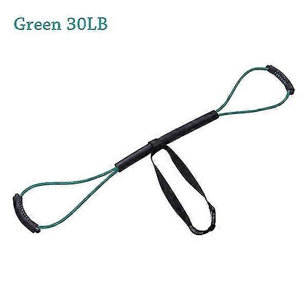 1 Pcs Green 30LB Exercise Rubber Bands Exercise Pull Ropes