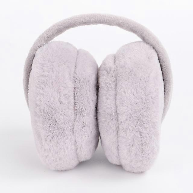 Solid color children's autumn and winter earmuffs warm and comfortable ski earmuffs boys and girls universal headphones kid warm
